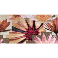 Керамическая плитка Fanal Mosaico Decor mosaico crema flor-2 25x50