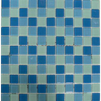 Керамическая плитка Glass Mosaic Crystal Mosaic Мозаика GC555SLA (A-042+A043+A052) 23x23/300x300/1.98 (22pcs.)