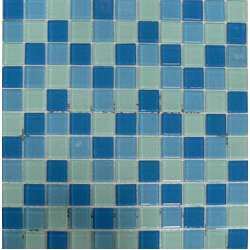 Керамическая плитка Glass Mosaic Crystal Mosaic Мозаика GC555SLA (A-042+A043+A052) 23x23/300x300/1.98 (22pcs.)