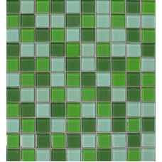 Glass Mosaic Crystal Mosaic Мозаика GC557SLA (A-062+A063+A065) 23x23/300х300/1,98 (22pcs.)