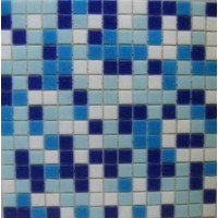 Керамическая плитка Glass Mosaic Эконом Мозаика GE041SMB (A-11+A30+A31+A37) 20x40pcs.Paper)