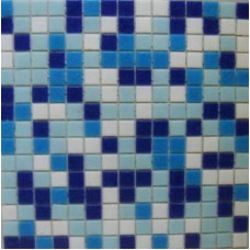 Glass Mosaic Эконом Мозаика GE041SMB (A-11+A30+A31+A37) 20 х 20/327 х 327 (40pcs.Paper)