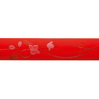Керамическая плитка Ibero Roppe Бордюр Cenefa Velvet Red (10.5x44.5)