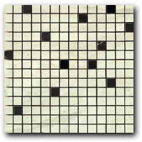 Керамическая плитка Impronta Marmol D Digit Travertino Bianco Mosaico Sfumato