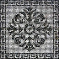 Керамическая плитка Infinity Ceramic Tiles Mosaico Emperador Emperador Roseton Beige