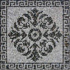 Infinity Ceramic Tiles Mosaico Emperador Emperador Roseton Beige