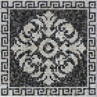 Керамическая плитка Infinity Ceramic Tiles Mosaico Emperador Emperador Roseton Dark
