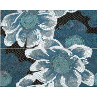 Керамическая плитка Infinity Ceramic Tiles Mosaico Fleurs Azul Decor Style Turquesa