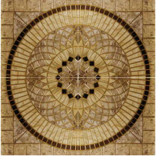 Керамическая плитка Infinity Ceramic Tiles Rimini Roseton Rimini Beige (Розетон из 4-х частей)