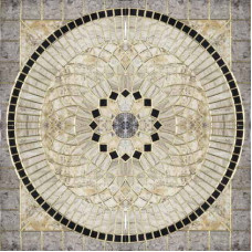 Керамическая плитка Infinity Ceramic Tiles Rimini Roseton Rimini Gris (Розетон из 4-х частей)