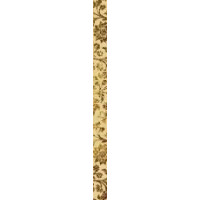 Керамическая плитка Iris Ceramica Neobarocco Listone Miraggio Oro Floreale 5.5X75 cm