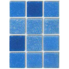 JNJ Mosaic Mix-color Deep Blue 2x2