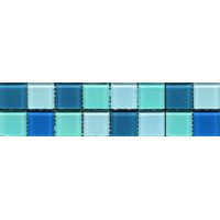 Керамическая плитка L'Antic Colonial Glass Mosaics Listel Wind Azul