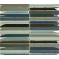 Керамическая плитка L'Antic Colonial Glass Mosaics Mix Metalic Mos.Glacier Mix Metallic Cremas 1.5x14.8 Malla