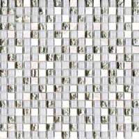 Керамическая плитка L'Antic Colonial MOSAICO Eternity White 1.5x1.5 G-522 29.7x29.7x0.8