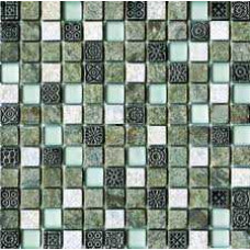 Керамическая плитка L'Antic Colonial MOSAICO Tecno Quarz Emerald 2.1x2.1 G-522 29.6x29.6x0.8
