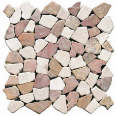 L'Antic Colonial Noohn Stone Mosaics Broken Edge Rojo-Crema