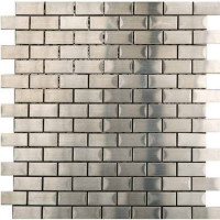 Керамическая плитка L'Antic Colonial Steel Mosaics Mosaico Brick Acero 2x4 Malla