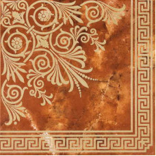 Керамическая плитка La Platera Duomo (Pasta Blanca) Dec. Quorum Coral Oro (4шт по 45х45) 90х90