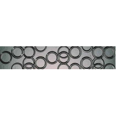 Керамическая плитка Lord Graphis Listello Anelli A Silver 8x50