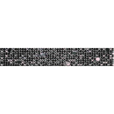 Керамическая плитка Lord Graphis Listello Paillettes A Silver 8x50