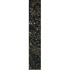 Керамическая плитка Lord Oriental Art Oriental Art List Rilievo Gold Black 5x33