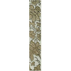 Керамическая плитка Lord Oriental Art Oriental Art List Rilievo Silver 5x33
