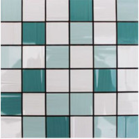 Керамическая плитка Mallol Paris Mosaico (5x5) Marfil/Aqua/Turquesa Mix 3 30x30