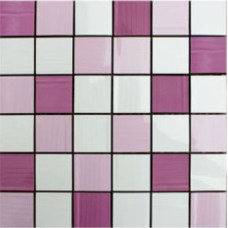 Mallol Paris Mosaico(5x5) Marfil/Lila/Malva Mix 3 30x30