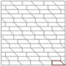 Manifattura Emiliana Metal Style Met. Mosaico Muret. (2x5 см) Lapp. Platinum 30x30