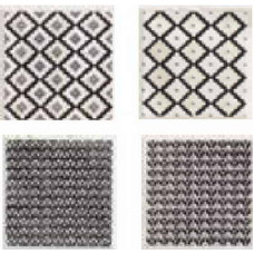 Керамическая плитка Marca Corona Petite Maison Декор Petite Bianco Trama (комп/4шт) 10x10