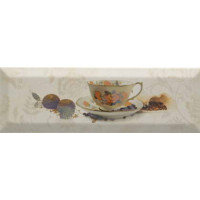 Керамическая плитка Monopole Ceramica Bonjour Dcor Bonjour Cafe Marfil 10x30