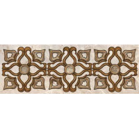 Керамическая плитка Нефрит Керамика Гермес Бордюр «Гермес» светло-коричневый 250х98