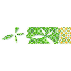 Нефрит Керамика Кураж Бордюр Бабочки морская зелень 6x25