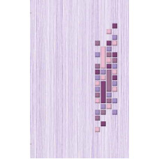 Керамическая плитка Нефрит Керамика Кураж Декор Кураж фиолетовый 25x40