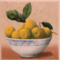 Керамическая плитка Paradyz Gloria Gloria Beige inserto Cytryna (лимон)
