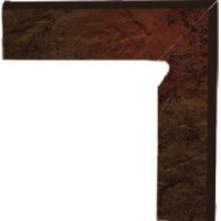 Керамическая плитка Paradyz Semir Semir Brown Цоколь правый (B+A)30х8.1х1.1