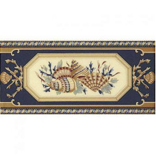 Керамическая плитка Petracers Grand Elegance B CONC 02 conchiglie su crema 10x20