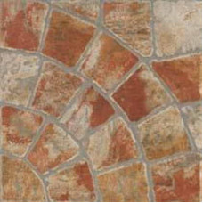 Керамическая плитка RHS (Rondine) Ceramiche COLORSTONE 34x34 Peacock Red