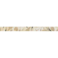 Керамическая плитка Rocersa Marmi Cnf Floris Onix Beige Бордюр 4.5x59.34