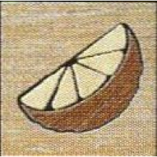 Керамическая плитка Serenissima Cir Matita INS.MATITE FRUTTA S/3 GIALLO 10x10 (лимон)