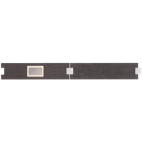 Керамическая плитка Serenissima Cir Newport Treccia hook black 7.8x65.6