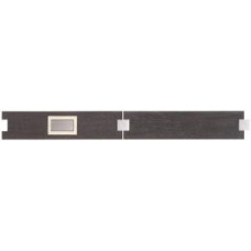 Керамическая плитка Serenissima Cir Newport Treccia hook black 7.8x65.6
