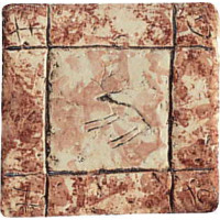Керамическая плитка Serenissima Cir Quarry Stone Formella Graffiti S/3 Corallo 10x10