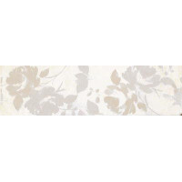 Керамическая плитка Serenissima Cir Royal Onyx List. Bloom Bianco 8.6x30.5