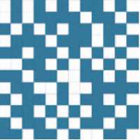 Керамическая плитка Slava Zaitcev Arcobaleno ARCOBALENO SHINE Mosaico White-Blue