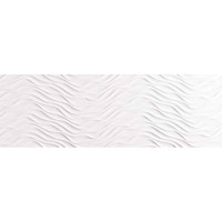 Керамическая плитка Venis Wave Wave White 33.3x100