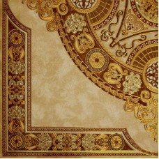 Керамическая плитка Villa Ceramica Напольное панно Palace Beige Rosone s/4 размер 120x20 см