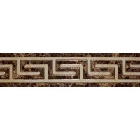Керамическая плитка Villa Ceramica Напольный Бордюр Oro Marmi Listello 14.5x60