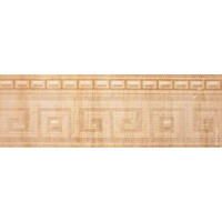 Керамическая плитка Villa Ceramica Бордюр Demeter Listello Meandr Rosa 11x33 см